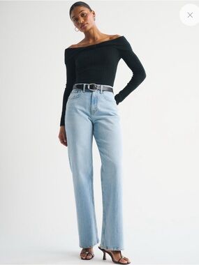 Women’s Curve Love High Rise 90s Relaxed Jean 25 Long